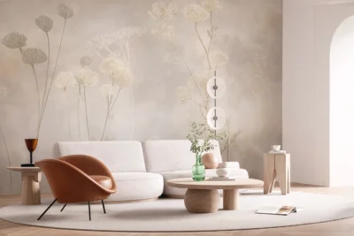 Tapeta Kwiaty we mgle(NG2026004)