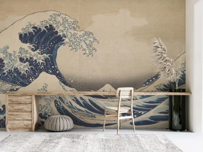 Tapeta Wielka fala Hokusai (NG2026009)